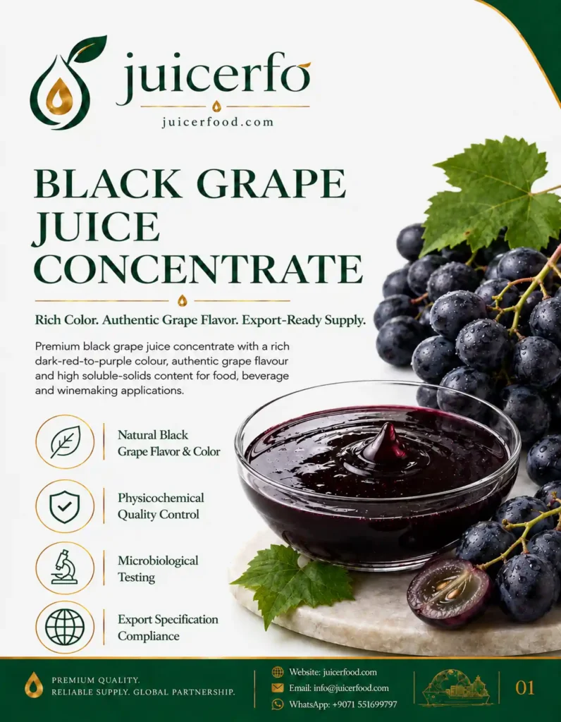 Black Grape Concentrate Catalog Page 01