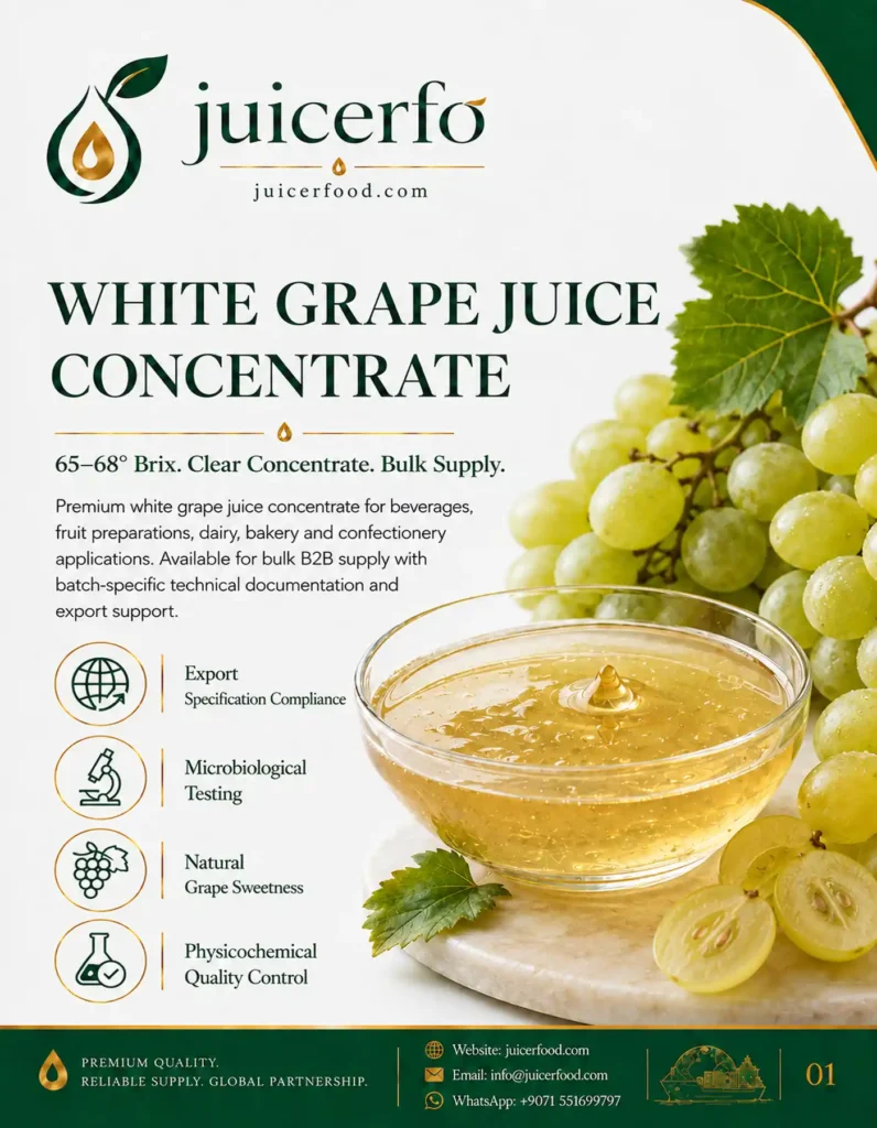 White Grape Concentrate Catalog - Page 01