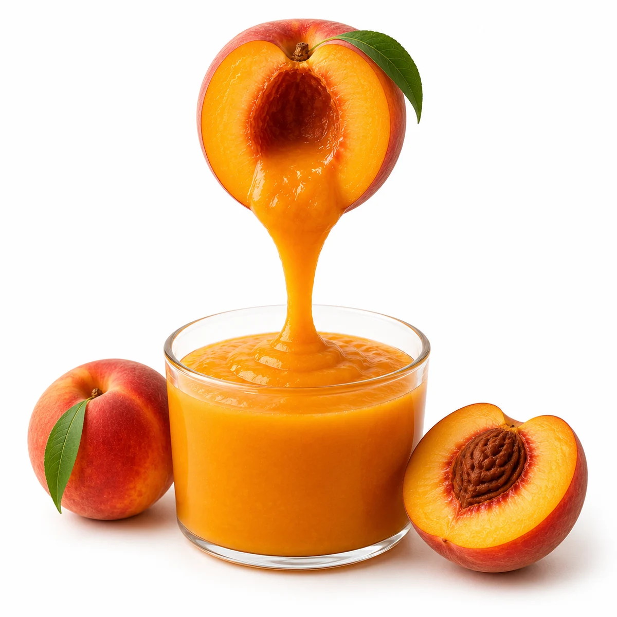Premium Peach Puree for Industrial Applications